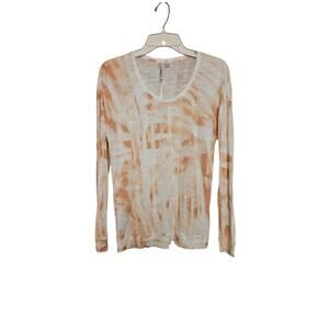 Calvin Klein Jeans V neck long sleeve layering blouse top